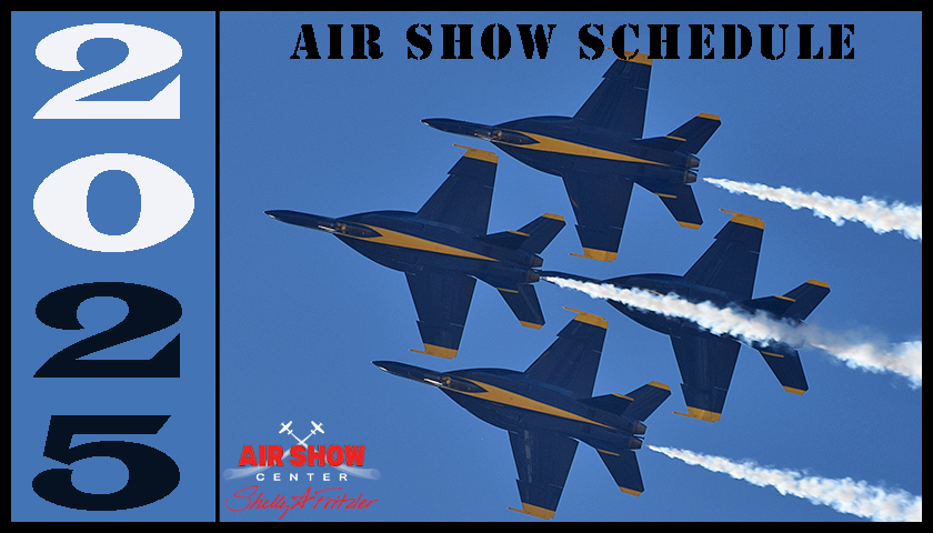 USN Blue Angels schedule graphic