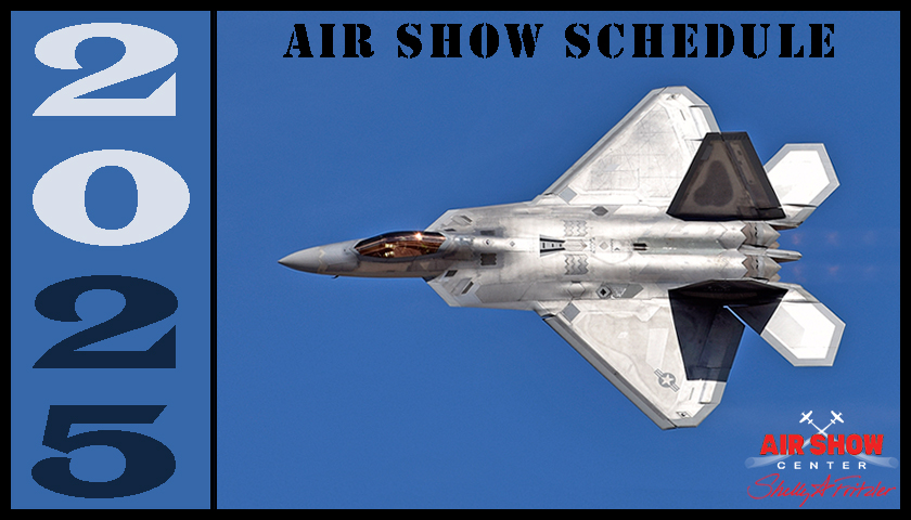 USAF F-22 Raptor Demonstration Team schedule graphic